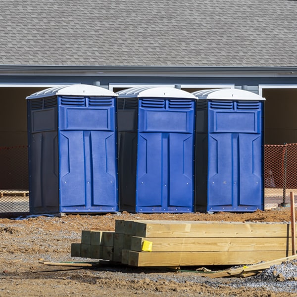 is there a specific order in which to place multiple portable restrooms in Beach City OH